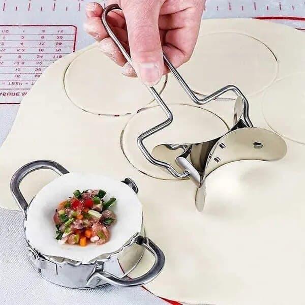 Ravioli- og kageform, rustfrit stål, ergonomisk, 15x10cm