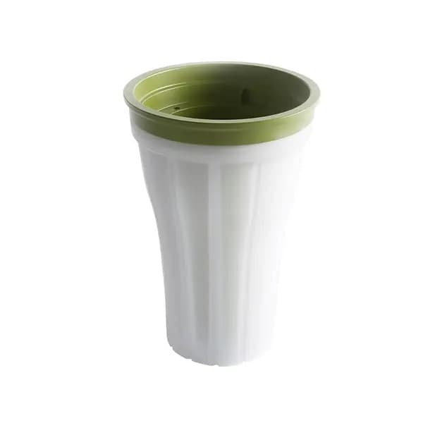 Slushy- och milkshakeglas, DIY, vit, 20x10cm