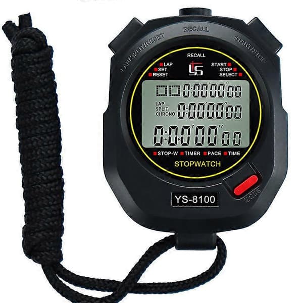 Stopur 3x-100m Hukommelse Sort_xnsa