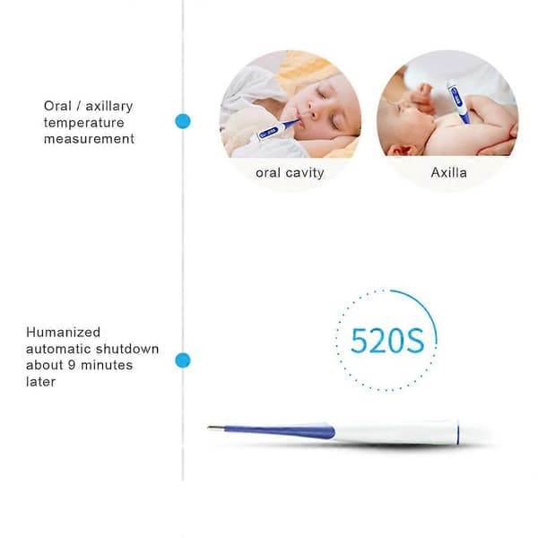 Digitalt termometer til oral og armhulebrug