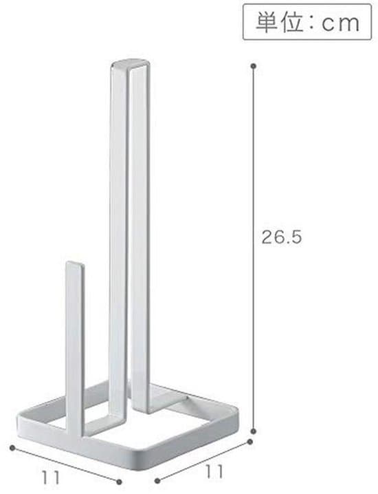Tower Kökspappershållare - Vit - Köksorganisatör