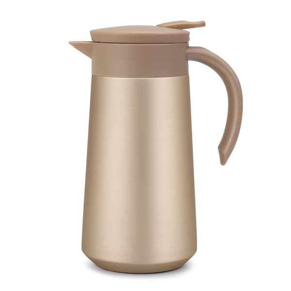 Termokande i rustfrit stål 800 ml guld vakuumisolering 9 timer varm 18 timer kold