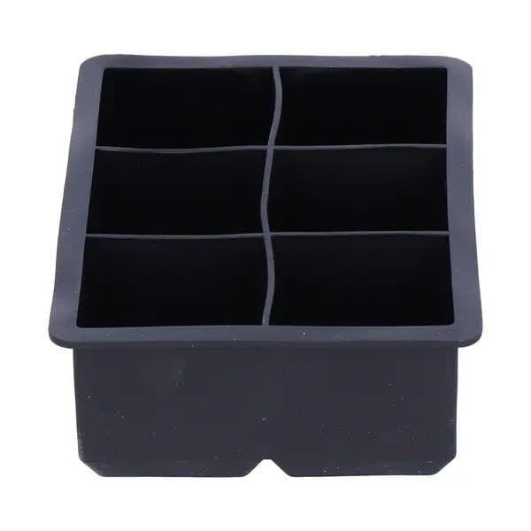 Isbakke, silikone, sort, 16,5x11,5x4,9cm