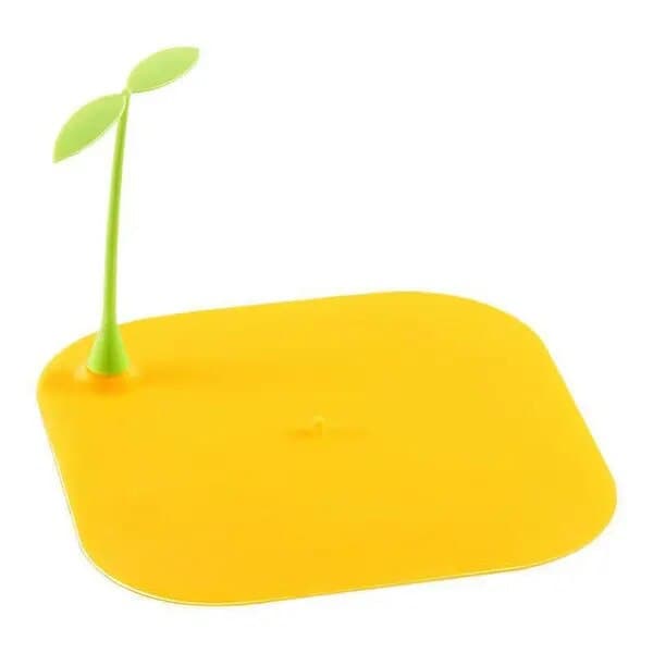 Silikonpropp, universal O 15 cm, flexibel, steriliserbar, gul/vit, set om 2