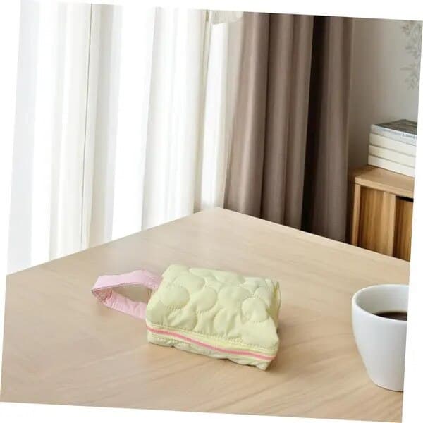 Set med 2 bärbara pennfodral, multifunktionella, gula, 16x6,5x6,5cm