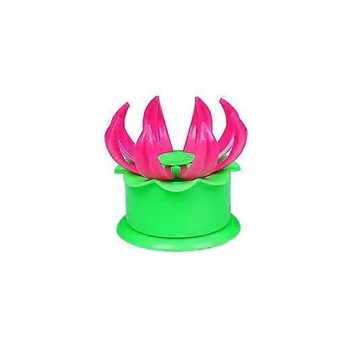 Dumpling- og baozi-form, PP, 2 stk., grøn/pink, 7,7 x 8 x 4,3 cm