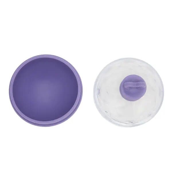 Rund isbitsform, TPE- och AS-material, lila, 1x1x1cm