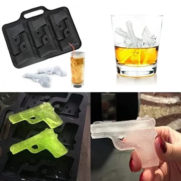 DIY pistol isterningform, 58518a4f, hvid