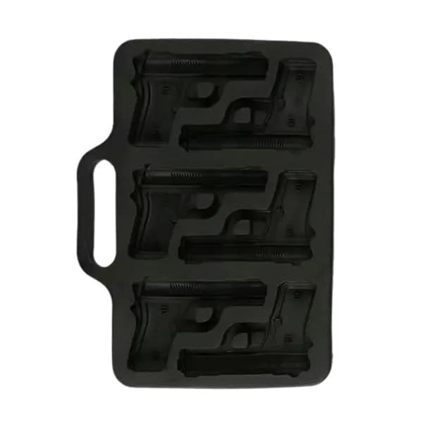 Isbitsform i silikon, kulmodell, flexibel, 1x