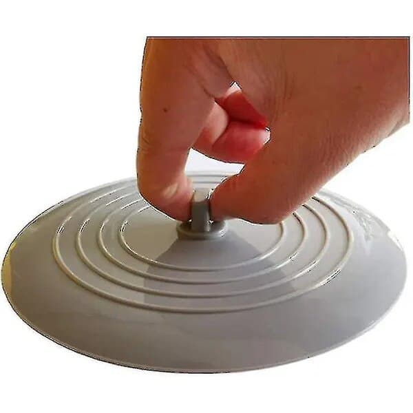 Universal silikonavloppsplugg, set om 3, blå/grå/vit, diameter 15 cm