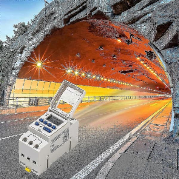AHC15A Digital Timer, DIN-skenmonterad 7-dagars programmerbar industriell timerrelä