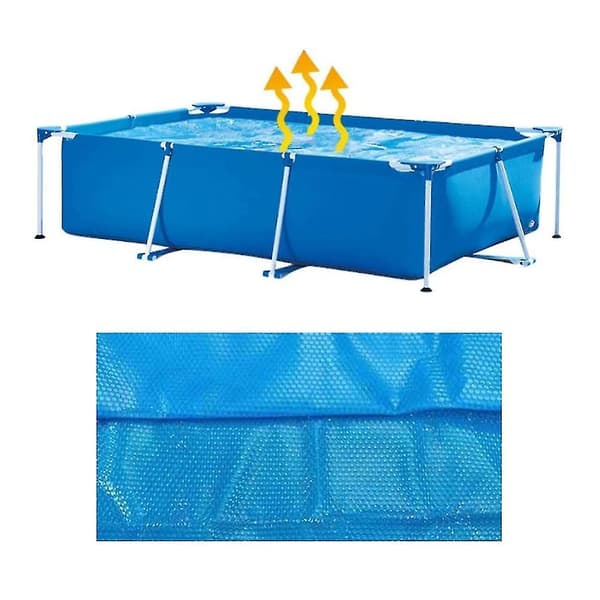 Blå solpoolskydd Pooldukar Solskydd för Hemmet