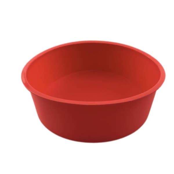 4/6/8 tommer silikone rund kageform non-stick bageform bageplade 4 tommer blå