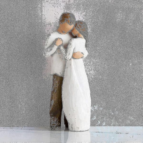 Willow Tree Promise, skulpterad handmålad figur