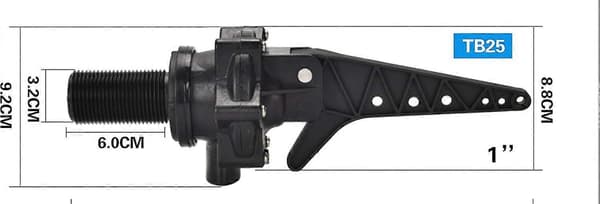 1\" Tankbuddy Ventil PumpBuddy Højstrøms Flydeventil 25mm