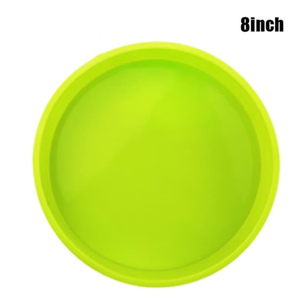 4/6/8 tommer silikone rund kageform non-stick bageform bageplade 4 tommer blå