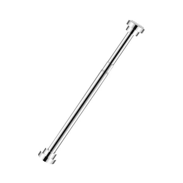 Teleskopisk badeforhængsstang, rustfrit stål, uden boring, justerbar 55-85 cm, sølv