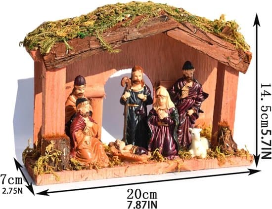 Julesæt - 8 dele - Figursæt - Julepynt