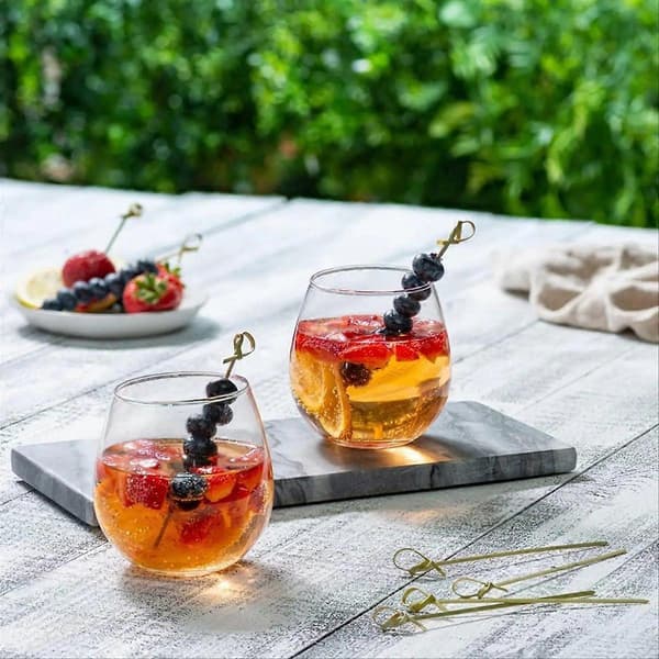 500 stk. engangs bambusknudespyd cocktailpinde