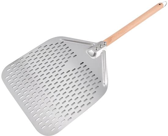 Pizzaspade - Rektangulär - Anodiserad aluminium - Professionell