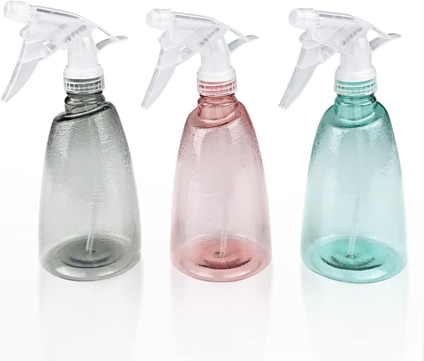 Förpackning Atomizer Sprayflaskor 500 ml, Påfyllningsbara Tomma Sprayflaskor, Transparenta Sprayflaskor, Plastsprejare för Växter