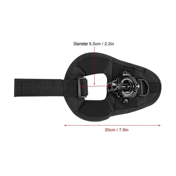 360 roterende håndledsrem til Gopro Hero 4/3+/3/2/1