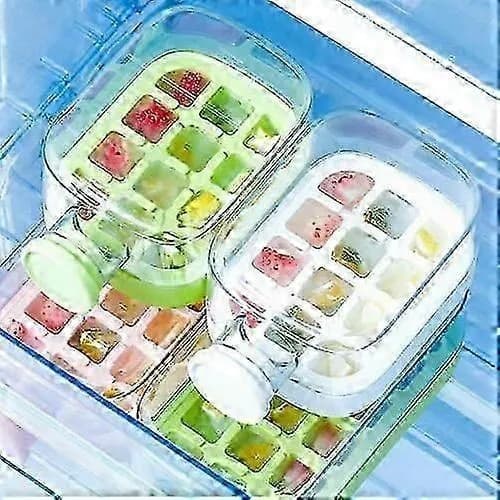 Isbitsform och vattenflaska 2-i-1, silikon, transparent, 20x10cm