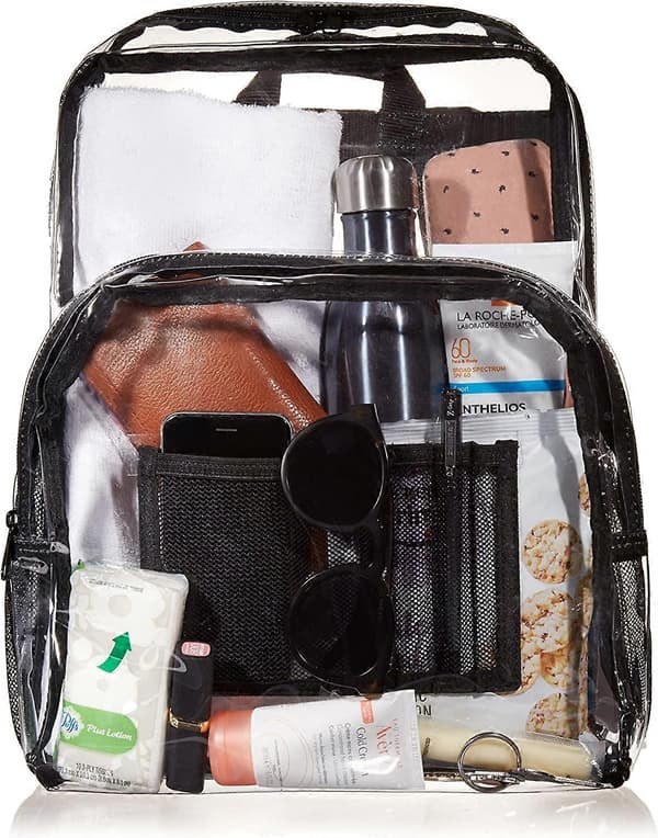 Basics Skoletaske, Klar, Skoletaske 31cm * 43cm * 15cm