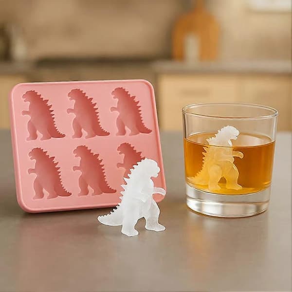 Isform, Godzilla, 6 rum, silikone, 18x10x3cm