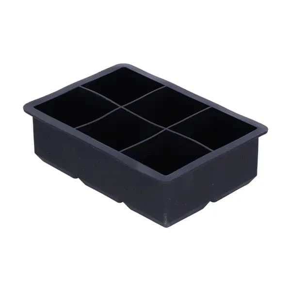 Isbakke, silikone, sort, 16,5x11,5x4,9cm