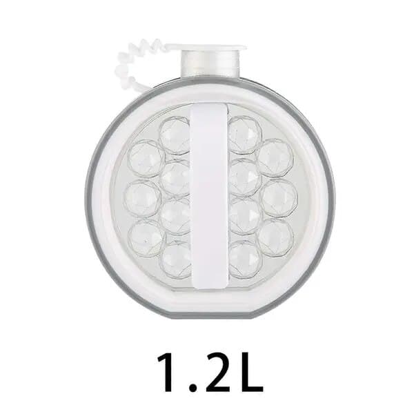 2-i-1 isbitsform, 1,2L, transparent, 17,5x19cm