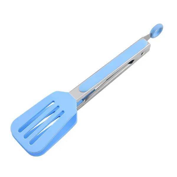 Køkkentang, 26,5 cm, rustfrit stål, silikone, blå