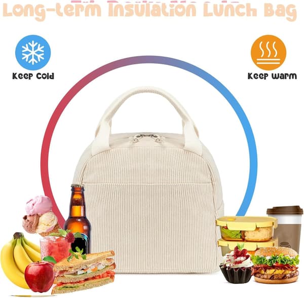 Lunchväska, unisex, söt manchester lunchväska