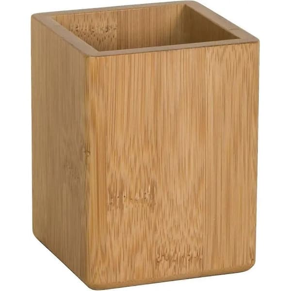 Pennställ i bambu 10x8x8cm