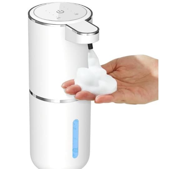 Fuldautomatisk smart sæbedispenser, sensor håndsprit skumdispenser, hvid, 380ml