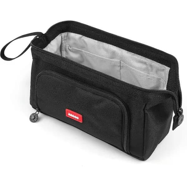 Stor multifunktionel lyserød penalhus 30x10x8cm