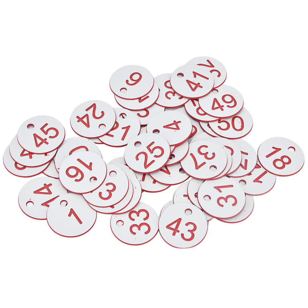 Mehiläispesän numeroidut etiketit, rei'illä