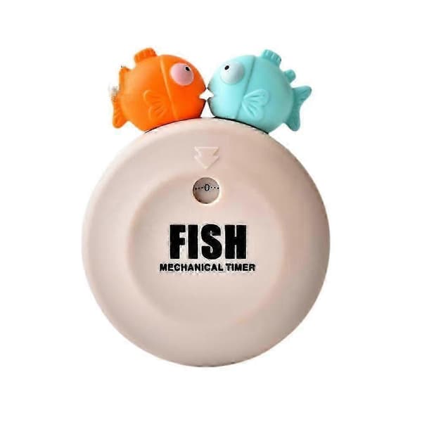 Sød Timer Kiss Fish Timer Design Køkkentimer, Mekanisk Timer 55-minutters Timer, Madlavningsnedtælling