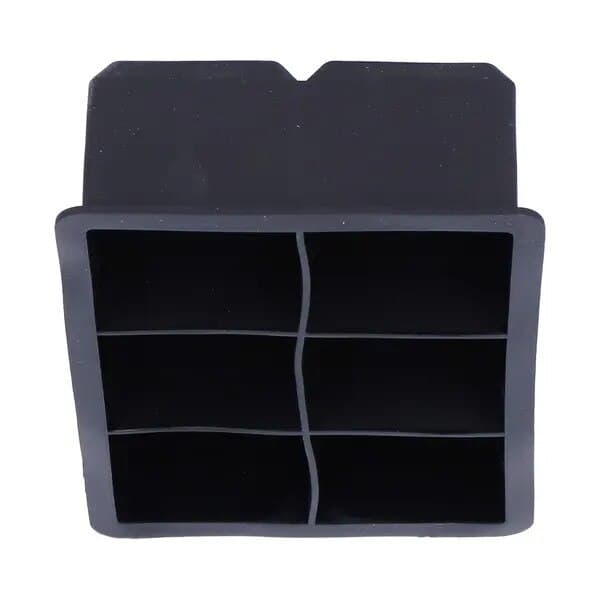 Isbakke, silikone, sort, 16,5x11,5x4,9cm