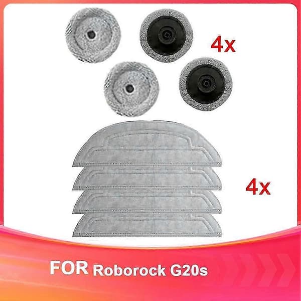 Til Roborock G20s Robotstøvsuger Tilbehør Erstatningsklud Erstatningsforsyninger