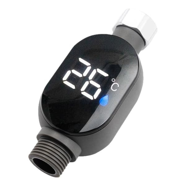 Duschtermometer, duschtemperatursensor och display ingår