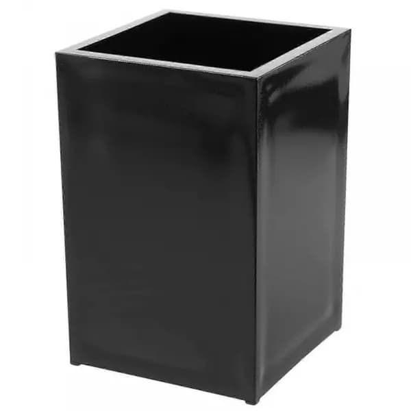 Sort akryl skrivebordsstativ 10x6,5x6,5cm