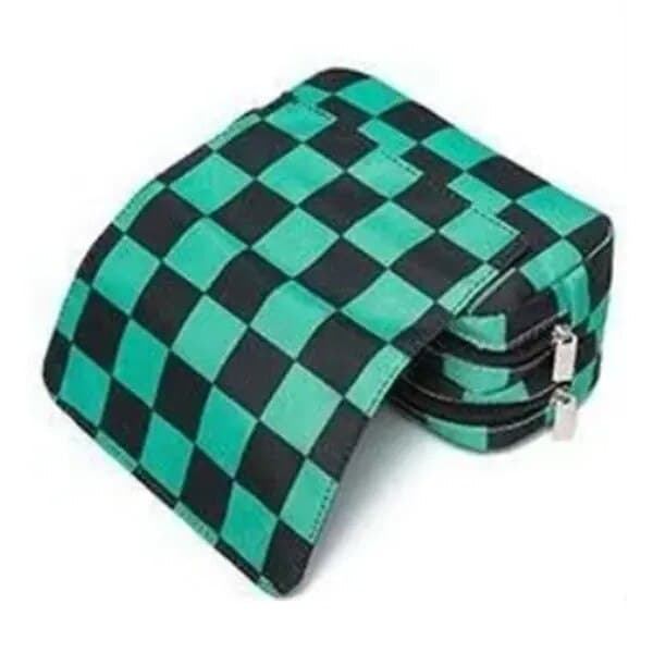 Pennfodral med stor kapacitet, dubbla fack, polyester, 20x10x7,5 cm