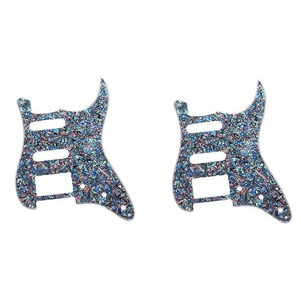 Gitarrtillbehör Gitarrplektrumskydd Framsida Abalone Shell