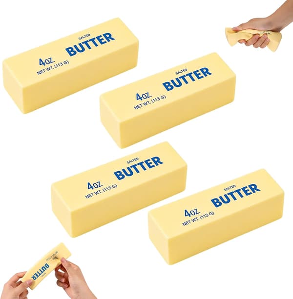 Smör Squishy Långsamt Resande, 4-pack