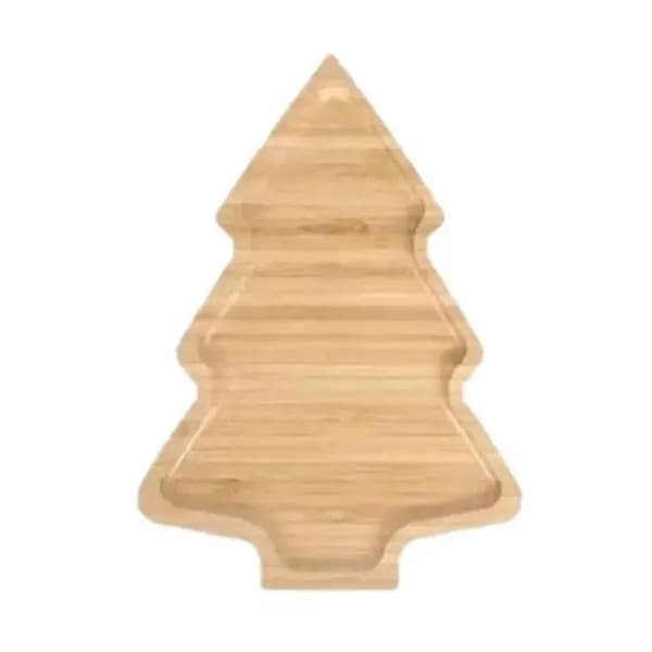 Serveringsbricka i trä, pepparkaksgubbe, 17x26cm, natur