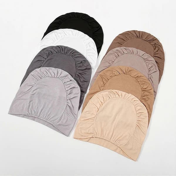 Åndbar bomuldshætte til søvn og hverdagsbrug L