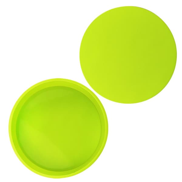 4/6/8 tommer silikone rund kageform non-stick bageform bageplade 6 tommer rød