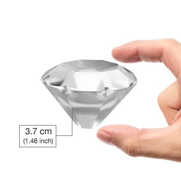 Isform 4 huller diamant silikone sort 20x20x5cm