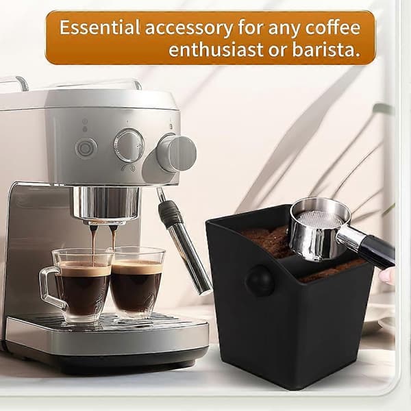 Espresso Knock Box Stötdämpande Halkfri Knock Box Espresso
